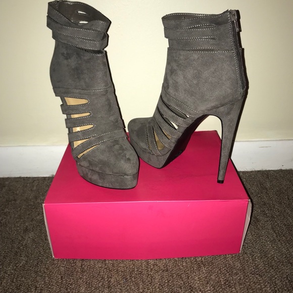 Military green booties - Picture 4 of 5